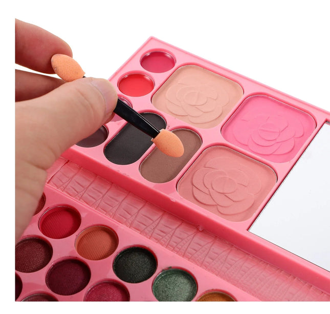 33 Colors Makeup Kit Eyeshadow Powder Blush Lipstick Pallets Long Lasting Girl Pan with Mirror Beginner Plate Cosmetics Makeup