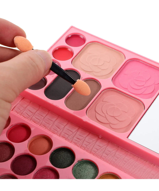 33 Colors Makeup Kit Eyeshadow Powder Blush Lipstick Pallets Long Lasting Girl Pan with Mirror Beginner Plate Cosmetics Makeup