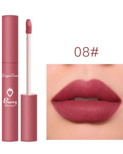 Nude Lip Gloss Matte Velvet Liquid Lipstick Waterproof Sexy Long Lasting Non-stick Cup Nude Red Make-up for Women Korea Cosmetic