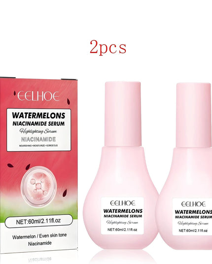 1/2pcs New Watermelon Glow Niacinamide Dew Drops Serum 60ml Lightweight Facial Serum Brightening Hydrating for Radiant Skin