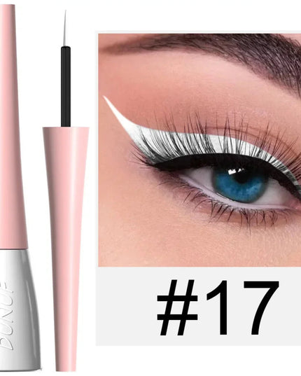 Colorful Liquid Eyeliner Quick Dry Waterproof Eye Pencil Long Lasting Eyes Cosmetic Blue Green Glitter Eye Showdow Makeup Tools
