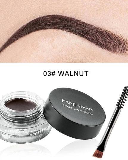 HANDAIYAN Colorful Eyebrow Cream Gel High Pigment Brows Tint Waterproof Long lasting Eye Brow Dye With Brushes Decorate Cosmetic