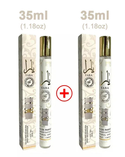 2pcs 35ml Yara Perfumes Cologne Lasting Fragrance Men's Women's Arabian Perfume Spray Floral Scent Gift Eau De Parfum