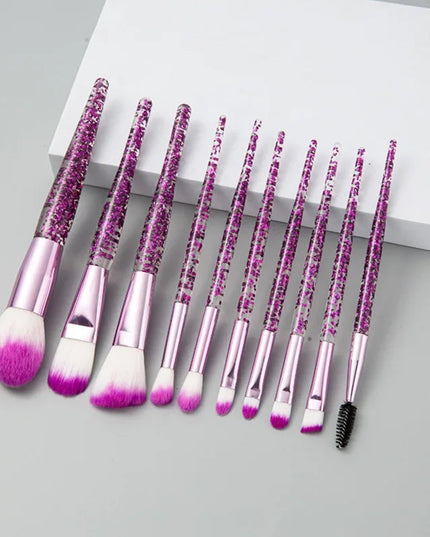 10PCS Makeup Brush Set Professional Super soft detail brush Blush Brush Foundation Concealer Eyeshadow Brush