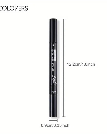 7 Styles Eyeliner Stamp Pen Red Black Liquid Eyeliner Pen Double-ended Lazy Eye Liner Pencil Fast Drying Waterproof Eye Makeup