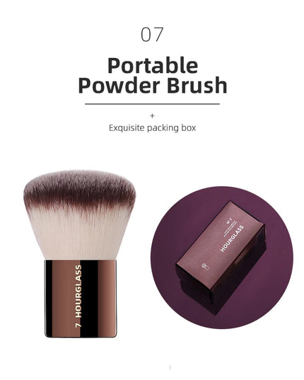 Hourglass Makeup Brushes Powder Foundation Concealer Blusher Bronzer Eye Shadow Eyebrow Eyeliner Sculpting Brush