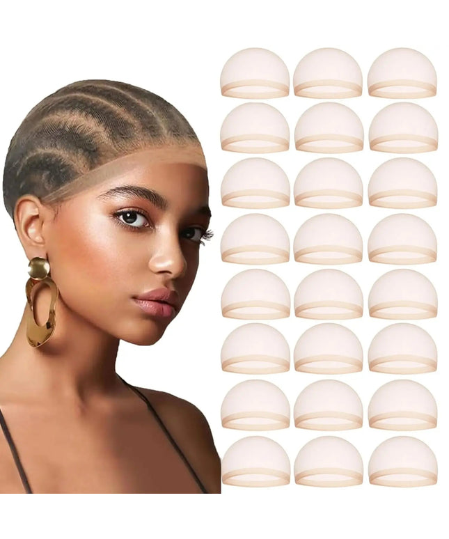 Wholesale HD Wig Cap for Women Invisible Ultra-thin Stretchy Stocking Caps for Lace Front Wigs Sheer Wig Cap Thin Nylon Cap