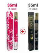 2pcs red black