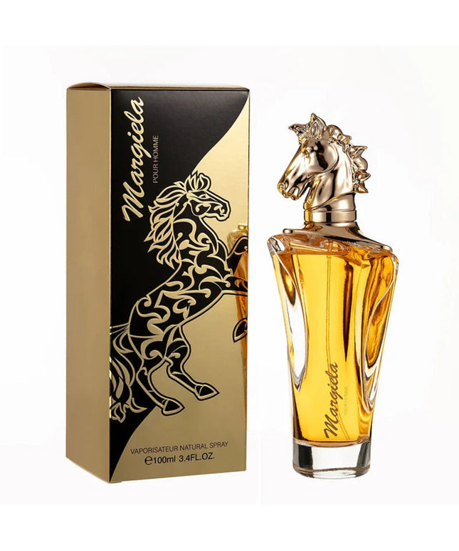 100ml Arabian Horse Head Men's Perfume Lasting Fragrance Ebony Cologne Body Spray Oriental Strong Fragrance Dating Pheromone New