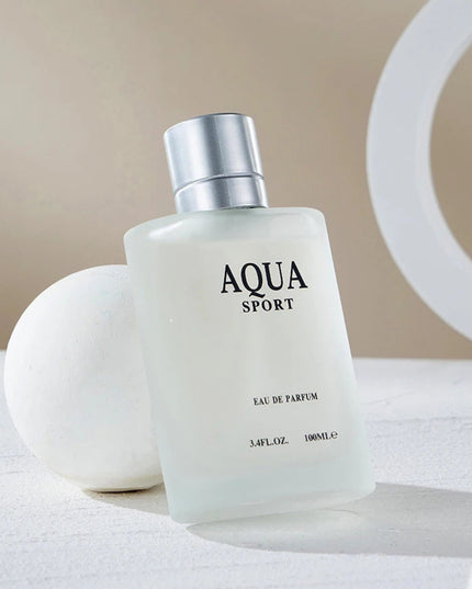 AQUA Perfume for Men EDP 100ML 3.4FL.OZ, Aquatic Aromatic Eau de Parfum, Fresh Lime Musk Ocean Fragrance Spray Men‘s Cologne