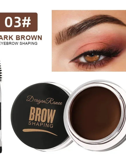 Matte Eyeliner Eyebrow Cream Gel Waterproof Long Lasting Contouring Brown Black Brow Cream Wild Eyebrows Cream Concealer