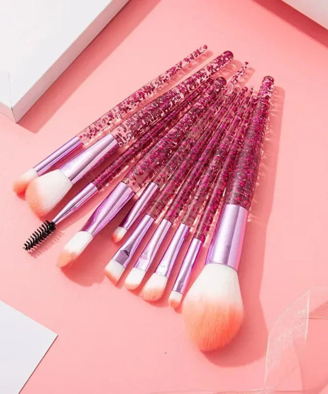 10PCS Makeup Brush Set Professional Super soft detail brush Blush Brush Foundation Concealer Eyeshadow Brush