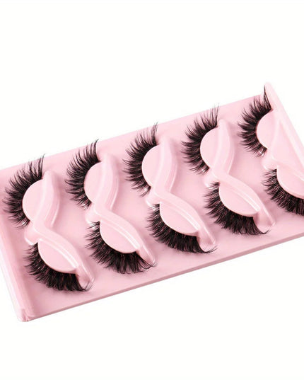 3Boxes(15Pairs) Cat Eye Lashes Fake Eyelashes Natural long Manga Lashes Winged End Eye Elongated Eyelashes Fake Lashes Makeup